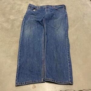 Vintage y2k 90s Levi's baggy wide leg light wash denim grunge faded jeans